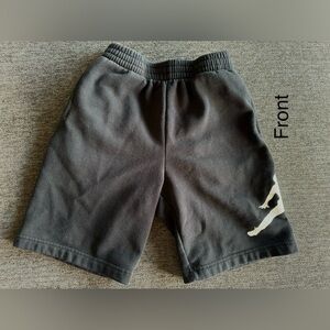 NIKE Air Jordan Jumpman BIG LOGO Shorts Black White Boys Size Medium